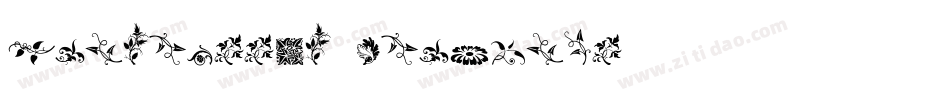 Neoclassic Fleurons字体转换